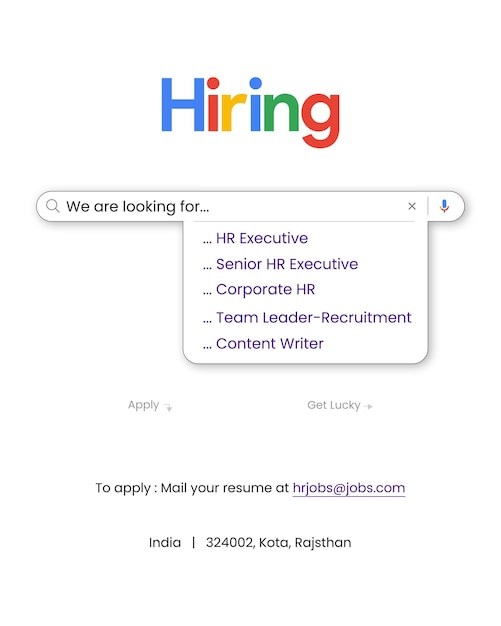 hiring poster design