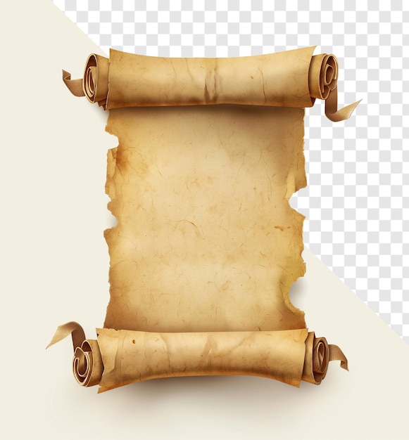 Historic Scroll Style Template Flat Vector Art