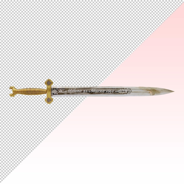 PSD historical sword