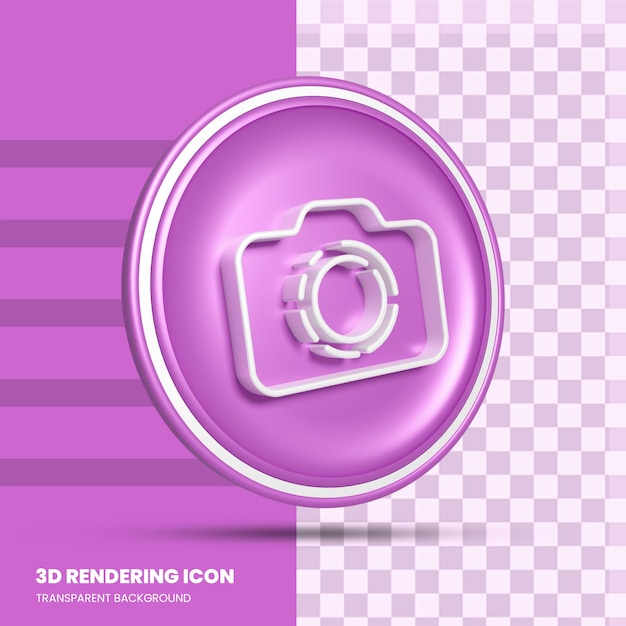 Historie Na Instagramie Ikona Renderowania 3d W Mediach Społecznościowych