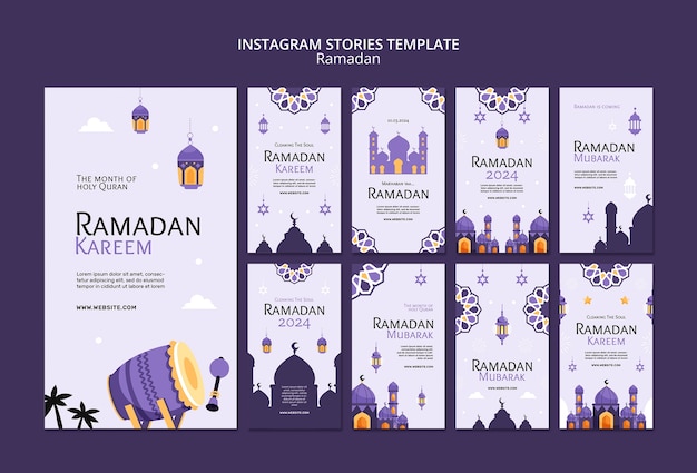 Historie na Instagramie z okazji Ramadanu