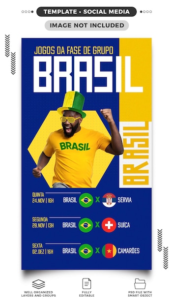 Historie Z Mediów Społecznościowych Harmonogram Fazy Grupowej Meczów Mistrzostw świata W Brazylii