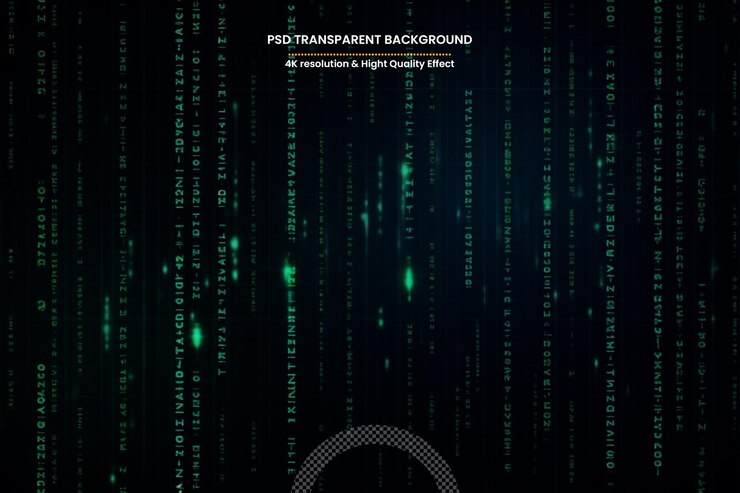 PSD hitech digital display holographic information abstract background