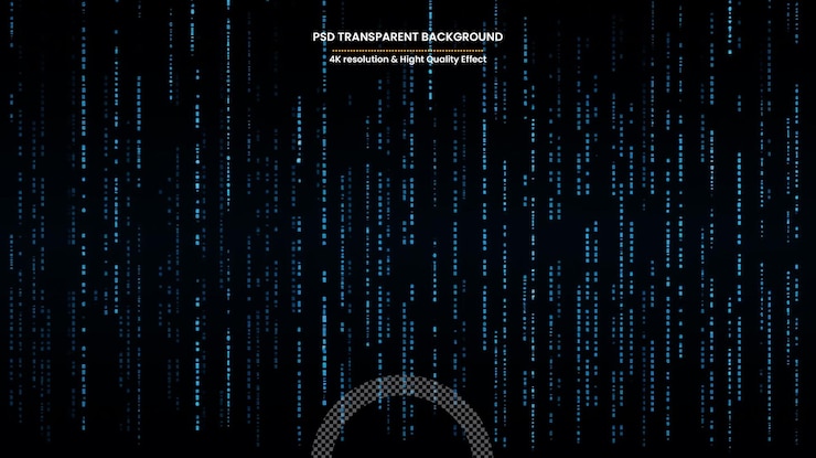 PSD hitech digital display holographic information abstract background