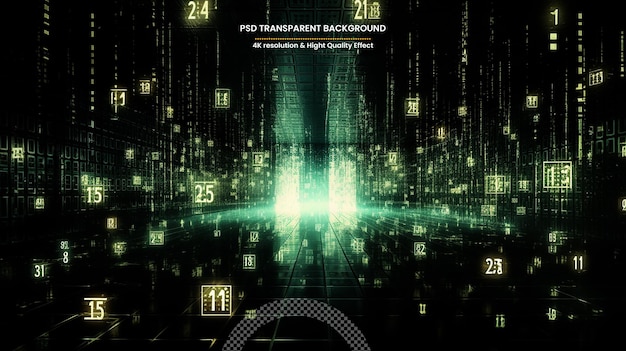 Hitech digitale weergave holografische informatie abstracte achtergrond