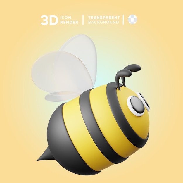 PSD hive 3d-illustratie rendering