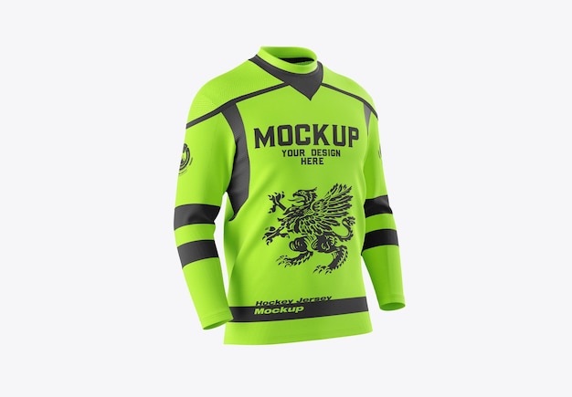 Hockey jersey mockup 3d render