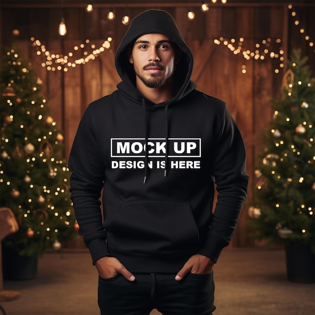 PSD hoddie mockup mannen hoddie mockup doek mockup jurk mockup mode mockup kap mockup psd mockup