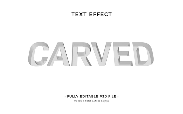 Hole text effect