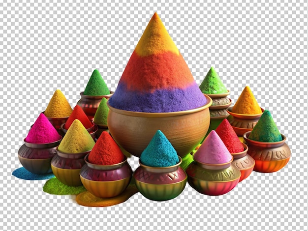 PSD holi color powder