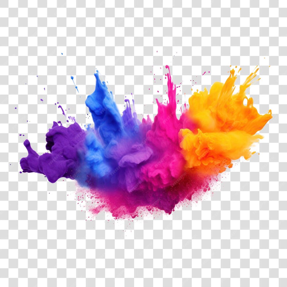 holi colors paintings