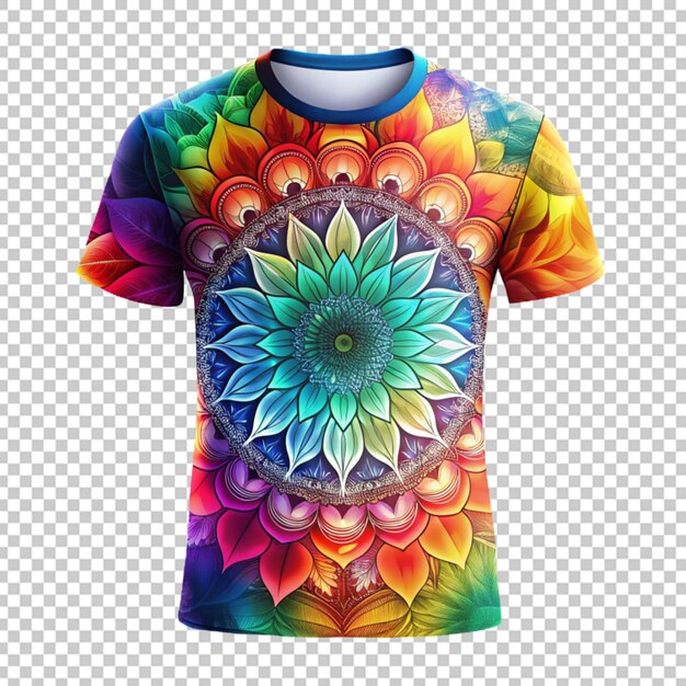 PSD holi themed printed shirt