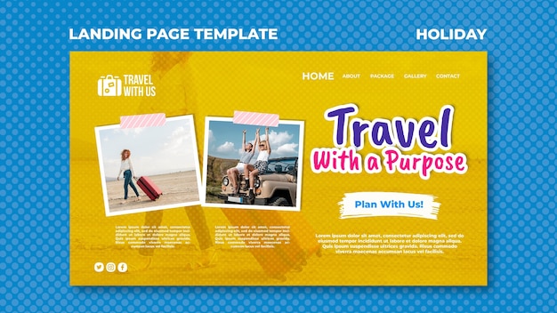 PSD holiday landing page