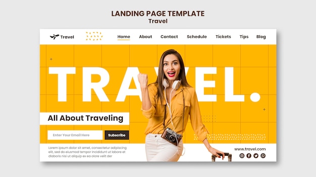 Holiday landing page