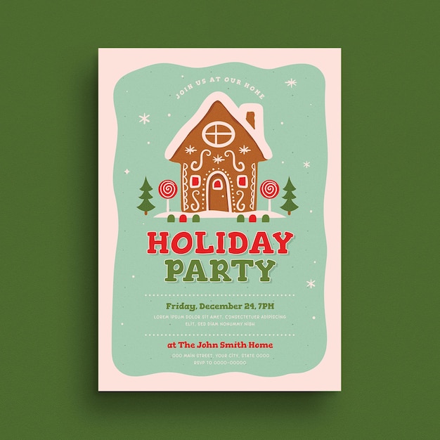 Holiday party invitation