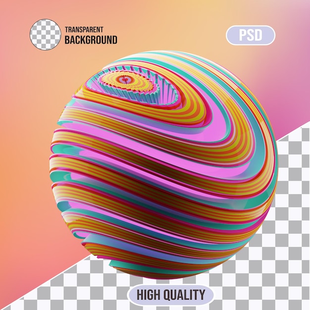 PSD holo abstracte 3d-vormen