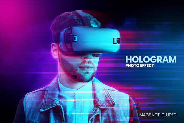 Hologram fotoğraf efekti