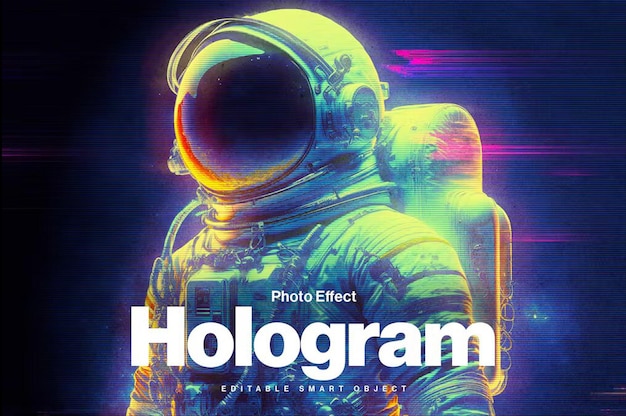 Hologramfoto-effecten