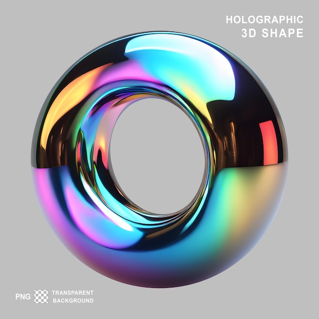 PSD holographic 3d shape