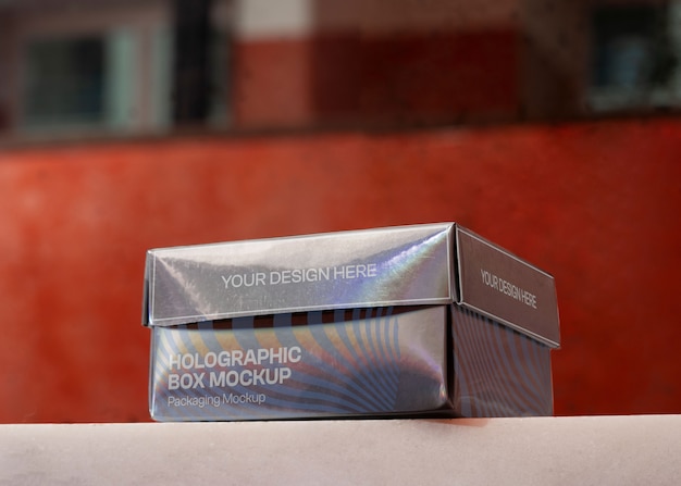 PSD holographic container mock-up