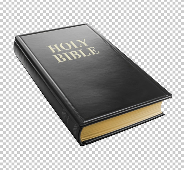 PSD holy bible isolated on transparent background