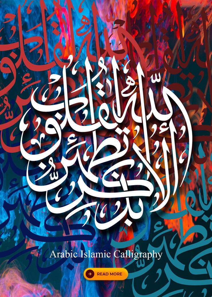 PSD holy quran ayat arabic calligraphic text psd