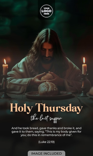 Holy thursday the last supper easter