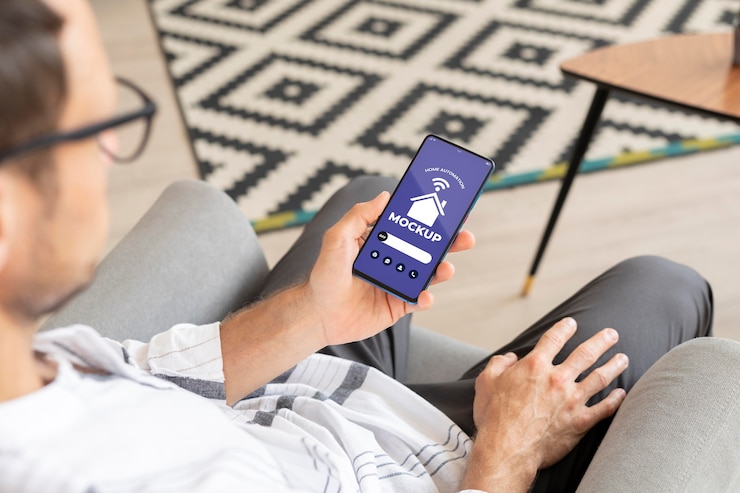 PSD home automation mockup design