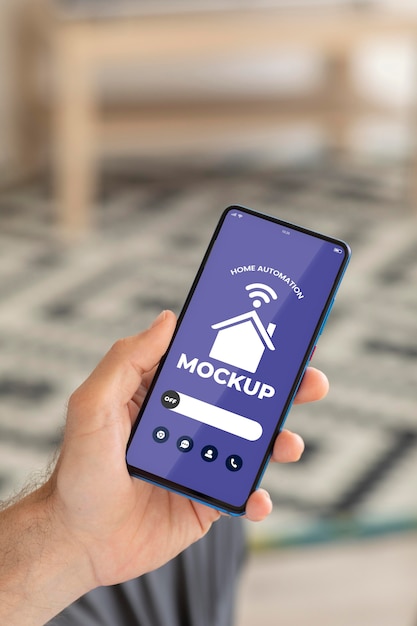 PSD progettazione di mockup di domotica