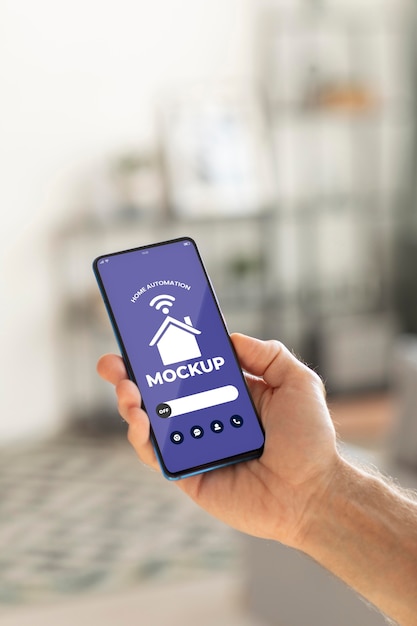 Home automation mockup design