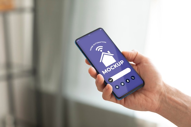 Home automation mockup design