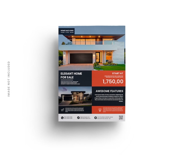 Home for sale flyer template