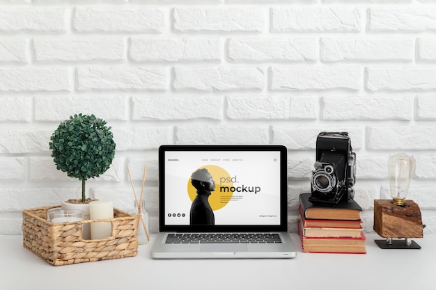home spaces still life mockup