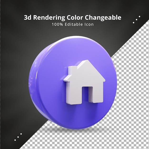 Home ui icon 3d