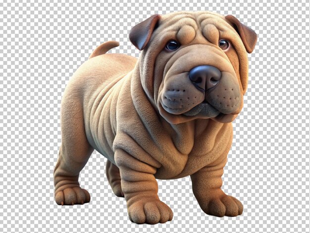 Hond van het ras shar pei