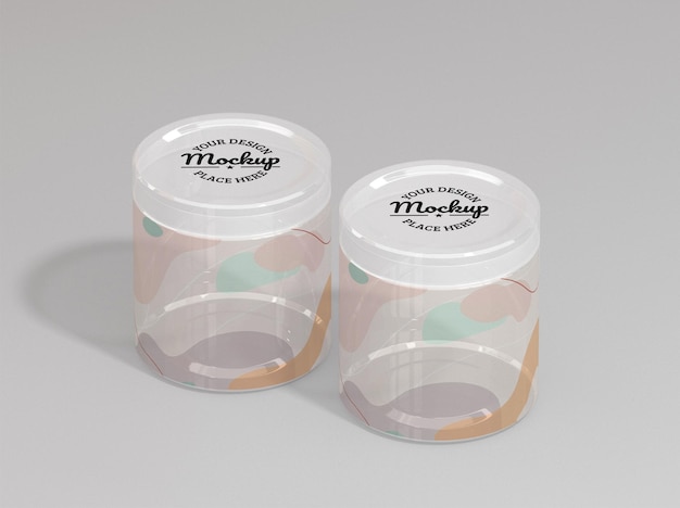 honey can mockup design