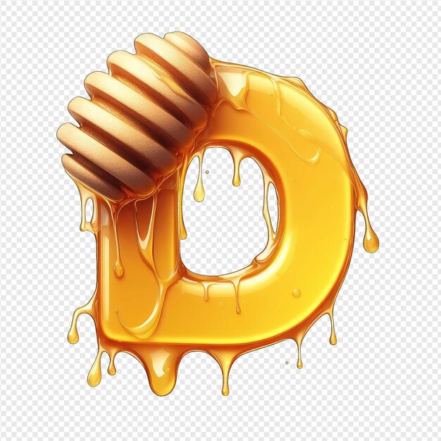 Honey drip typography png