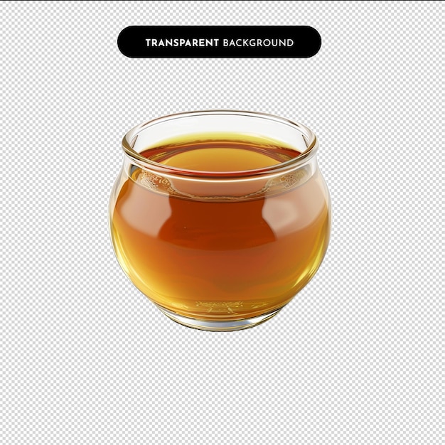 PSD honey isolated on a transparent background