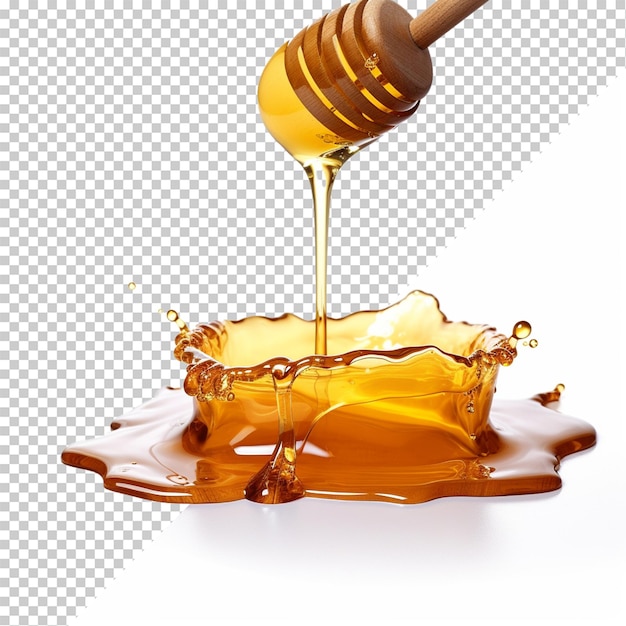 PSD miele isolato su uno sfondo trasparente