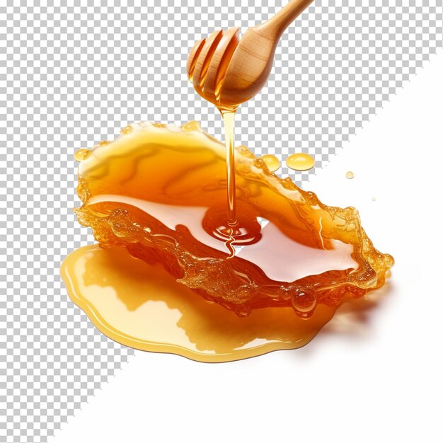 PSD honey isolated on transparent background