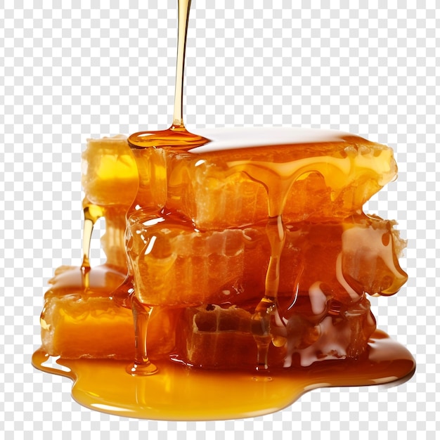 Honey isolated on transparent background