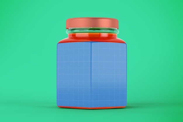 Honey jar mockup