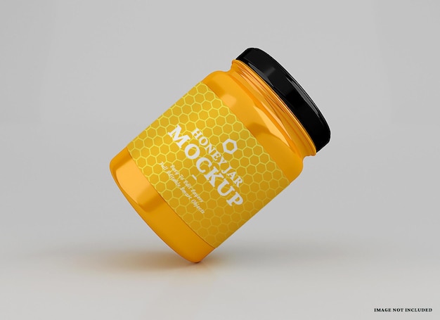 Honey jar mockup 