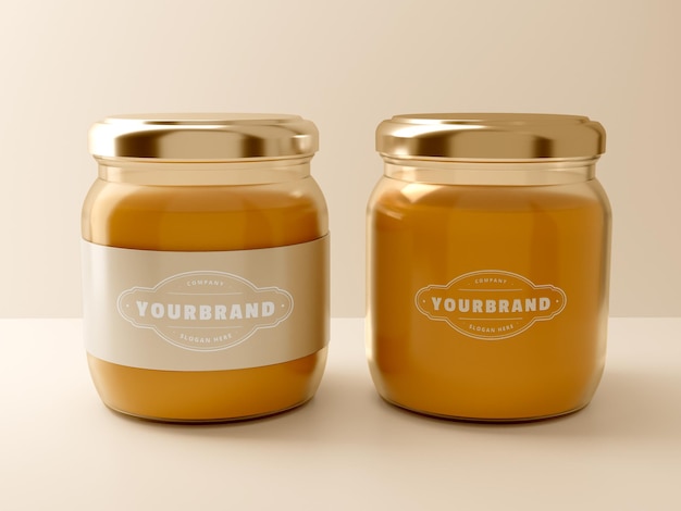 Honey Jar Mockups