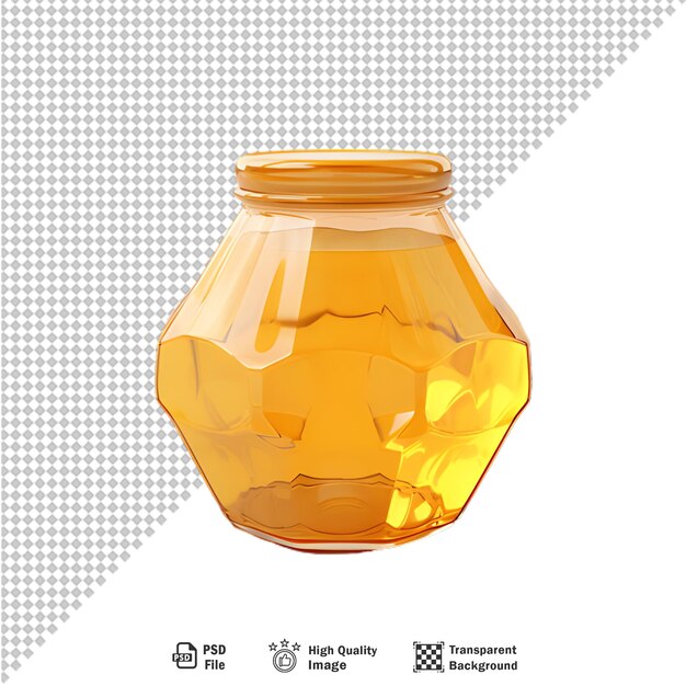 PSD bottiglia di vetro isolata su sfondo trasparente
