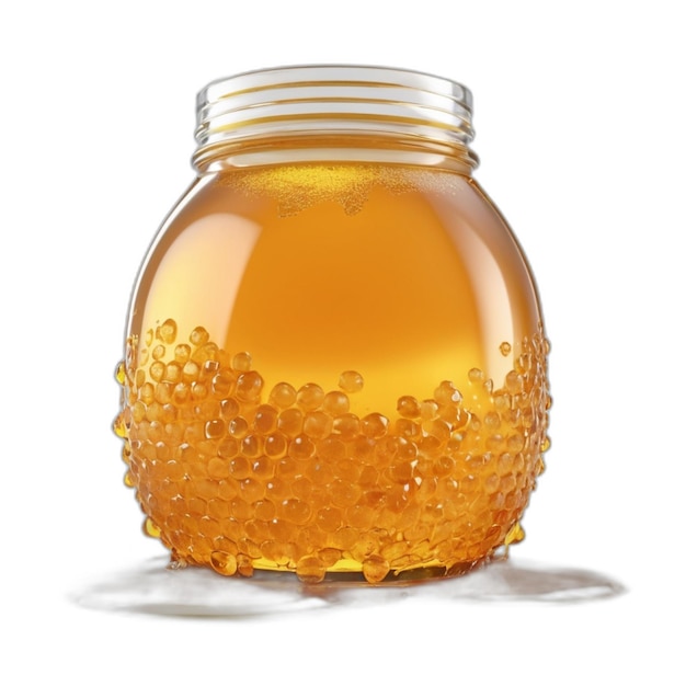 Honey PSD on a white background