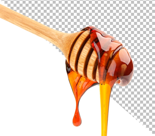 Honey stick isolated on white background with clipping path