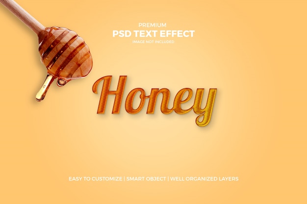 Honey text effect