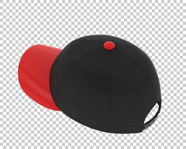 Honkbal hoed op transparante achtergrond 3d-rendering illustratie