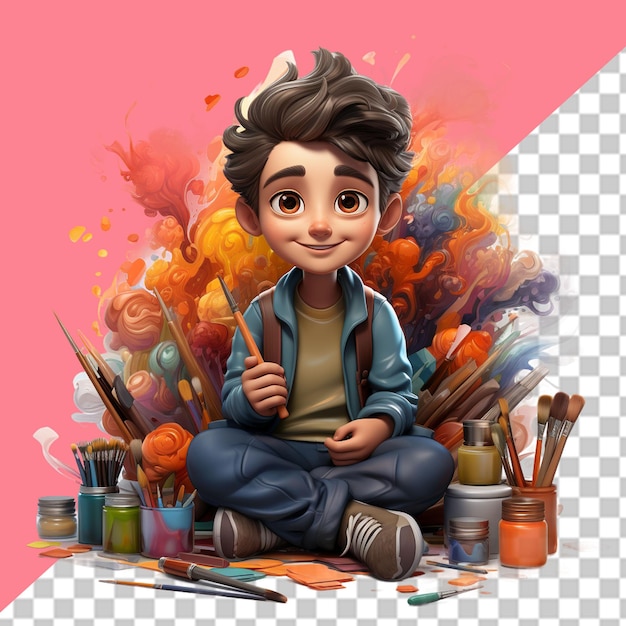 PSD honoring imagination png illustration